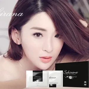 Sakirana 黑薔薇活酵母嬰兒面膜 一盒3套 (上下分層各20ml)