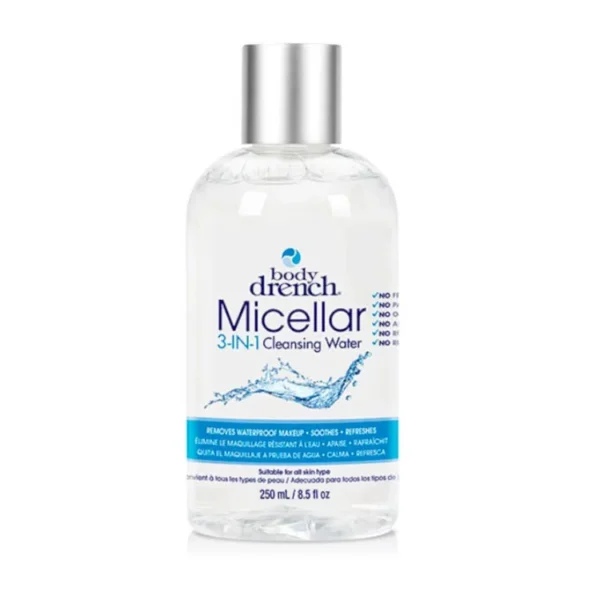 美國 Body Drench - 卸除防水彩妝保濕潔淨水 3合1 ［無需過水 ］（250ml）