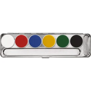 德國 KRYOLAN 歌劇魅影 AQUACOLOR PALETTE 6 水彩盒6色