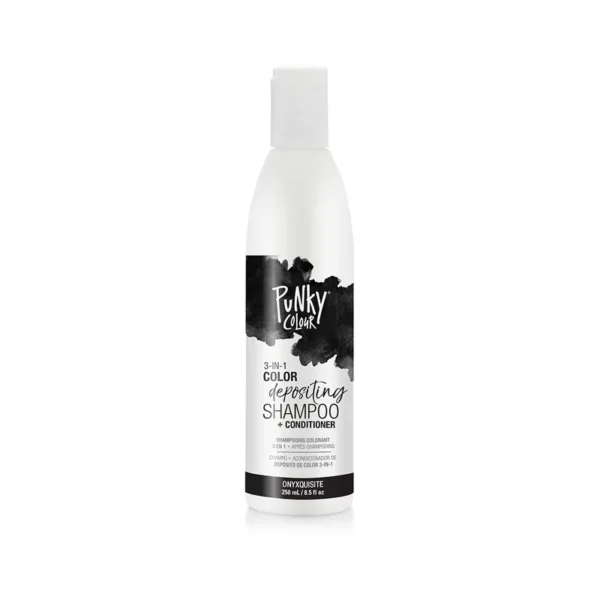 美國 Punky Colour - #煙燻寶石黑 -染色+洗髮乳+護髮素 3合1 (250ml) #Onyxquisite