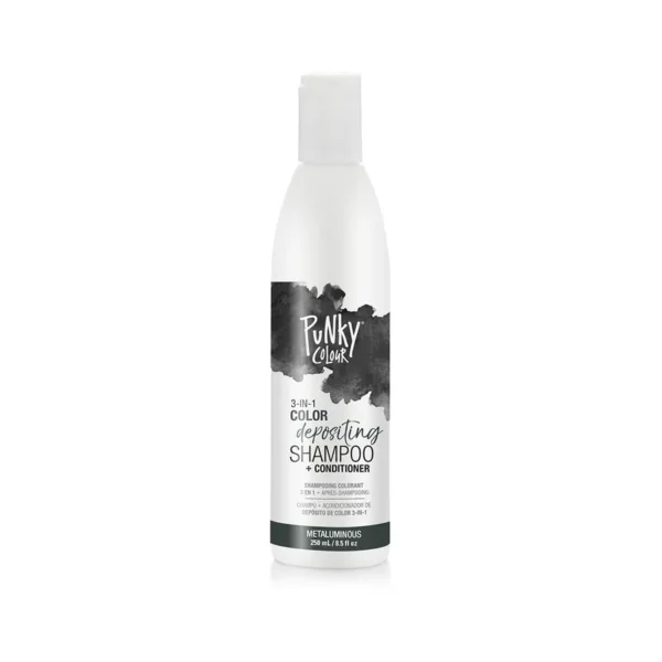 美國 Punky Colour - #霧銀黑茶 - 染色+洗髮乳+護髮素 3合1 (250ml) #Metaluminous