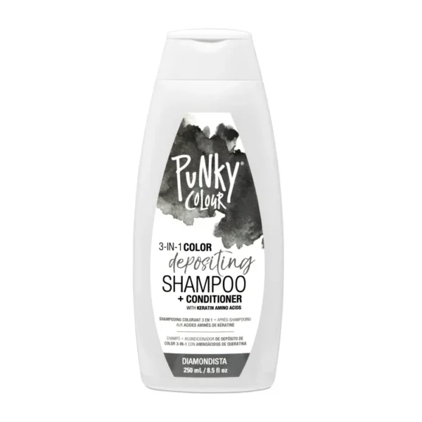 美國 Punky Colour - #霧感灰 - 染色+洗髮乳+護髮素 3合1 (250ml) - #DIAMONDISTA