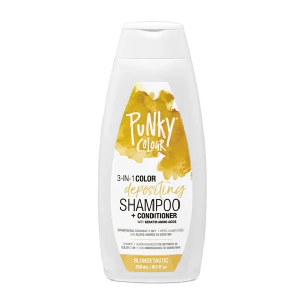美國 Punky Colour - #亮麗金 - 染色+洗髮乳+護髮素3合1 (250ml) #BLONDETASTIC