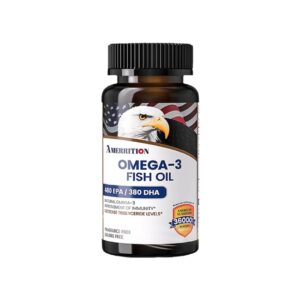Amerrition - 高純度魚油｜改善睡眠 Omega3｜呵護心腦血管健康｜提升記憶力